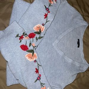 American eagle embroidered sweater